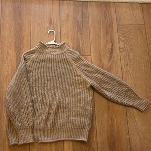 Camel Knit Sweater